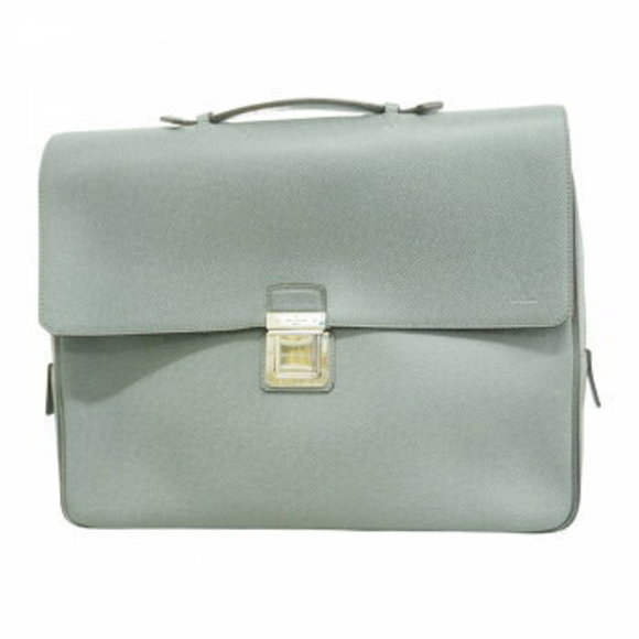 Louis Vuitton Taiga Vasili PM Briefcase Glacier - Picture 1 of 9